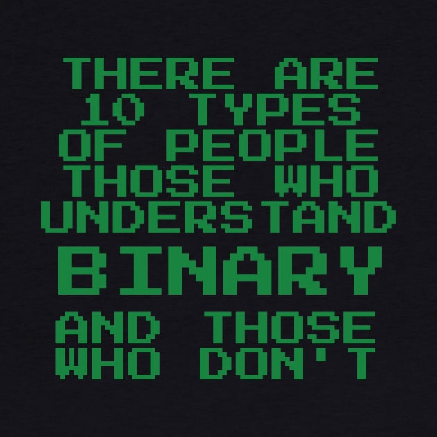 There Are 10 Types of People Those Who Understand Binary and Those Who Don't by emojiawesome